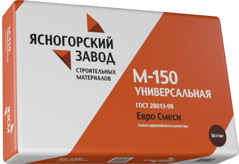 Сухая смесь «Универсальная» М-150(ГОСТ 31357-2007), 50кг. Ясногорский ЗСМ