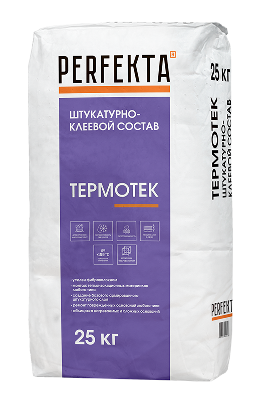 Штукатурно-клеевой состав Термотек, 25 кг