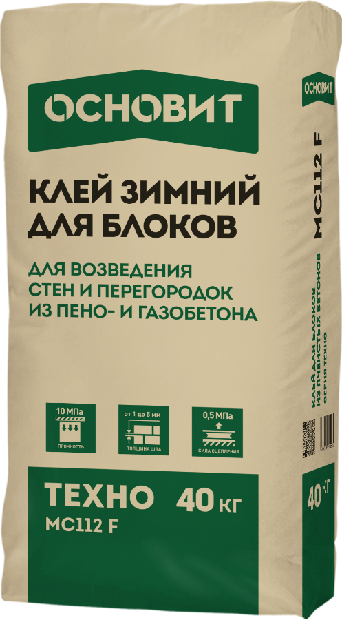 ТЕХНО MC112 F (ЗИМНИЙ) КЛЕЙ МОНТАЖНЫЙ ОСНОВИТ